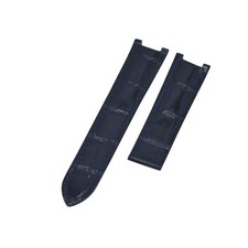 20mm Navy Blue Leather Watch Strap For Cartier Pasha picture