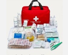 260 Pcs First Aid Car Kit Medical Emergency Trauma Basic Tactical Survival Bag picture