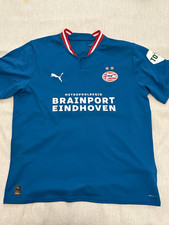 PUMA PSV Eindhoven Blue/Red/White Soccer Jersey Shirt Men’s Size XL picture