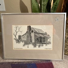 Gaylord Stevens 1975 Vintage Print, Even Wasps have Silver Board Framed w/Glass picture