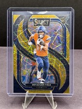 2024 Select Devaughn Vele #150 Gold Prizm /10 RC Broncos Saints *Rookie* picture