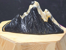 AMAZING HAND Carved Chrysanthemum Stone Mountain Sculpture BL30 picture