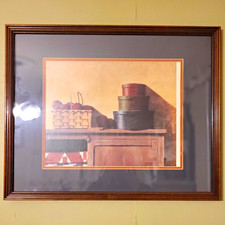 Still Life Art Print Wall Decor, Matted & Framed, Landscape, Single Piece picture