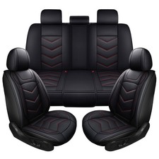 For Audi A3 A4 A5 Car Seat Covers Full Set PU Leather Protector Pad Mat Luxury picture