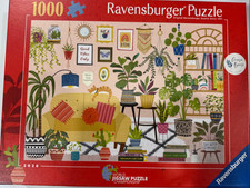 RAVENSBURGER 1000 PIECE PUZZLE HAPPY HOUSE PLANTS 2026 W.J.P.C. *PRE ORD* ✅OUT picture