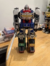 Vintage Power Rangers Deluxe Turbo Megazord with Sword + Shield Bandai 1996 picture