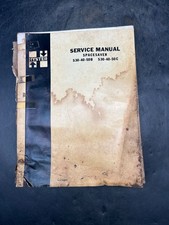 Vintage Hyster Service Manual Spacesaver S30-40-50B S30-40-50C 1975 Paper Book picture
