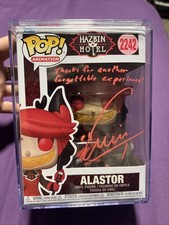 Funko Pop Vinyl: Hazbin Hotel - Alastor #2242 Autographed & Quote By Amir Talai picture