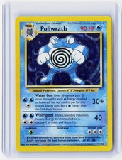 1999 Pokemon Unlimited Poliwrath #13/102 Set Rare Holo picture