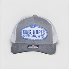 Vintage King Ropes Sheridan, WYO  Patch on a Richardson 112 Trucker Snapback Hat picture