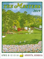 Official 2019 Masters Tournament Golf Poster 18