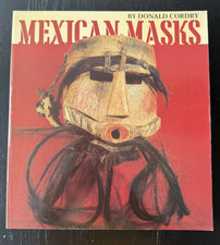 Mexican Masks by Donald Cordry Vintage 1980 Book picture