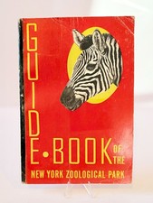 Bronx Zoo Vintage Guide Book New York Zoological Park Souvenir Zebra CoverA vint picture