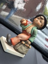 Vintage Hummel Goebel Porcelain 4” Figurine Merry Wanderer W.Germany picture