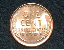 1939 D Lincoln Cent ** GEM BU RED ** Actual Coin  ** FREE S/H picture