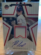 Rocco Maniscalco 2025 Panini Stars and Stripes Signature Materials Autograph Qty picture