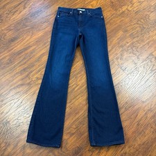 Hudson Jeans Womens 29 Boot Cut High Rise Dark Wash Stretch Denim Barbara 29x33 picture