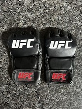 UFC MMA Fight Gloves Black One Pair - For Autographs - Ship from USA picture