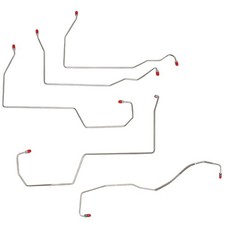 Front Brake Line Kit Fits Buick LeSabre 1996-1999 Stainless AKT9301SS picture