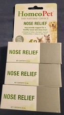 3x HomeoPet Nose Relief Natural Relief DOGS CATS Pets 15 ML picture