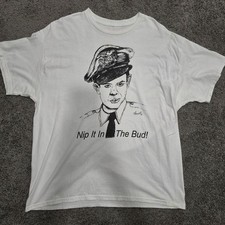 Vintage 1997 The Andy Griffith Show Barney Fife Nip It In The Bud Shirt SZ L Art picture