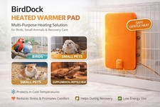 Heated Bird Warmer Pad – Multi-Purpose Pet Heater for Birds, Small Animals Care picture