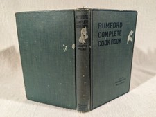 Antique Rumford Complete Cook Book 1918 Rumford Chemical Works Lilly Wallace picture