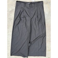 Madewell Pleated Harlow Wide-Leg Pants Black Size 10 NWT picture