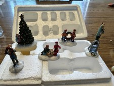 Hawthorne Village: “Light Up The Holidays” Winter Theme Figures -  Complete Set picture