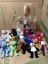 Ty Beanie Baby 90’s Assortment 25 Piece Most Have Tags Some Have Boxes picture