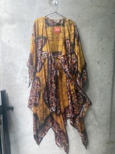 Made For Manu-Ella Creations Paris-London-New York Paisley Print Kimono Duster picture