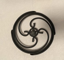 Longaberger Wrought Iron Trivet Maple Leaf Metalworks Black New in Box picture
