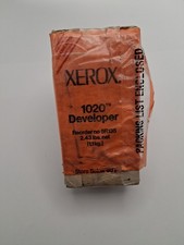 Xerox 1020 Developer Orange Black Genuine Vintage Discontinued (NEW IN BOX) picture