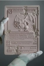 Daniel Arsham Pink Crystalized Charizard Card LE 500. IN HAND. picture
