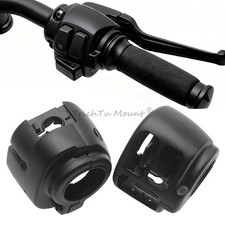 Matte Black Hand Control Switch Housing Covers For Harley Dyna Low Rider picture