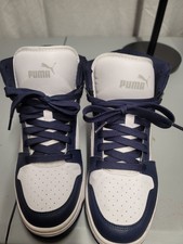 Size 8 - Puma Rebound LayUp Navy Ash Grey-Pre-owned picture