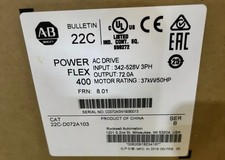 22C-D072A103  Allen-Bradley PowerFlex 400 37KW 50HP AC Drive 22CD072A103 picture