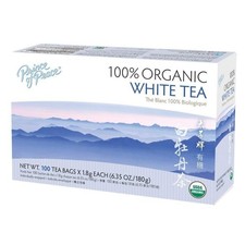 100% Organic White Tea, 100 Tea Bags Each Box -Prince of Peace picture
