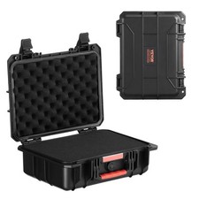 VEVOR 0.56 Cu.ft Weatherproof Hard Case with Handle Clips Padlock Holes PU Foam picture