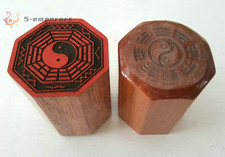 Taoist Tools Taoist Supplies Single Side Peach Wood Seal Collect picture