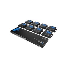 OREI 4K@30Hz HDMI Extender Splitter 1x8 - 165 FT, Black picture