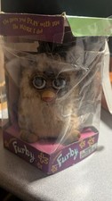 VTG 1998 Tiger Electronics FURBY Gray Grey Wolf 70-800 Rare. Aee Description picture