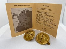 joyas precolombinas , Pre-columbian Jewelry cano ORIGINAL 24 Kt gold. Ref: 0412 picture