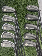 VTG Jerry Barber Golden Touch Iron set 3-PW,SW,LW Steel Shafts picture
