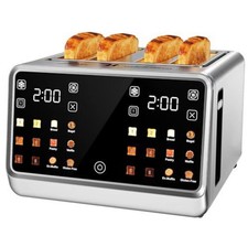 1800W Toaster 4 Slice Digital Toaster w/ TouchScreen for Bagels & Thick Bread picture