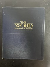 The Word Bible from 26 Translations Genuine Bonded Leather Curtis Vaughan 1993 picture