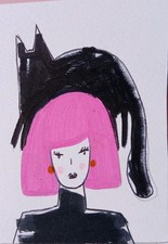 Aceo Original Mixed Media Art Card picture