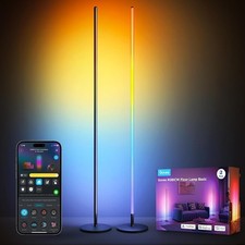 Govee RGBIC Floor Lamp Basic 2-Pack, Standing Lamp for Bedroom Living Room picture