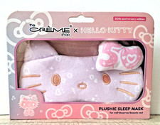 The Crème Shop x Hello Kitty 50th Anniversary Plush Sleep Mask, Purple/Pink picture
