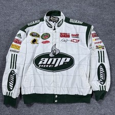 Chase Authentics NASCAR Dale Jr AMP Energy Racing Jacket Coat Quilted Size XL picture